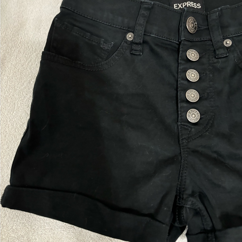 Express Button Up Shorts - Picture 4 of 11